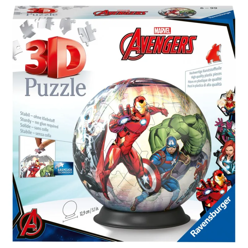 Ravensburger Puzzle-Ball Marvel: Avengers 72 dielikov