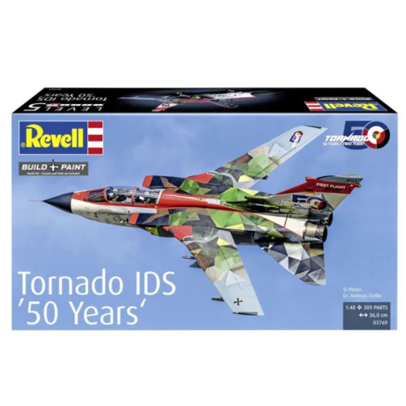Revell ModelKit letadlo 03769 - Panavia Tornado IDS "50 Years" (1:48)