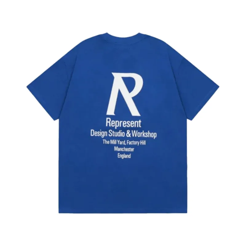Represent Design Studios Cobalt Blue T-Shirt - XL