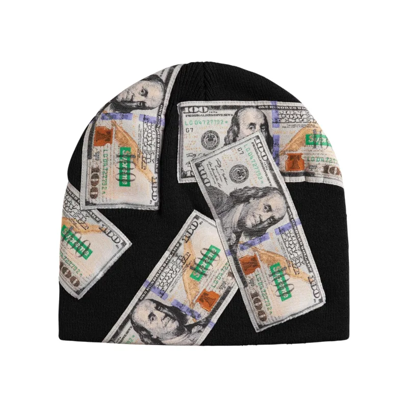 Supreme Money Beanie Black - OS