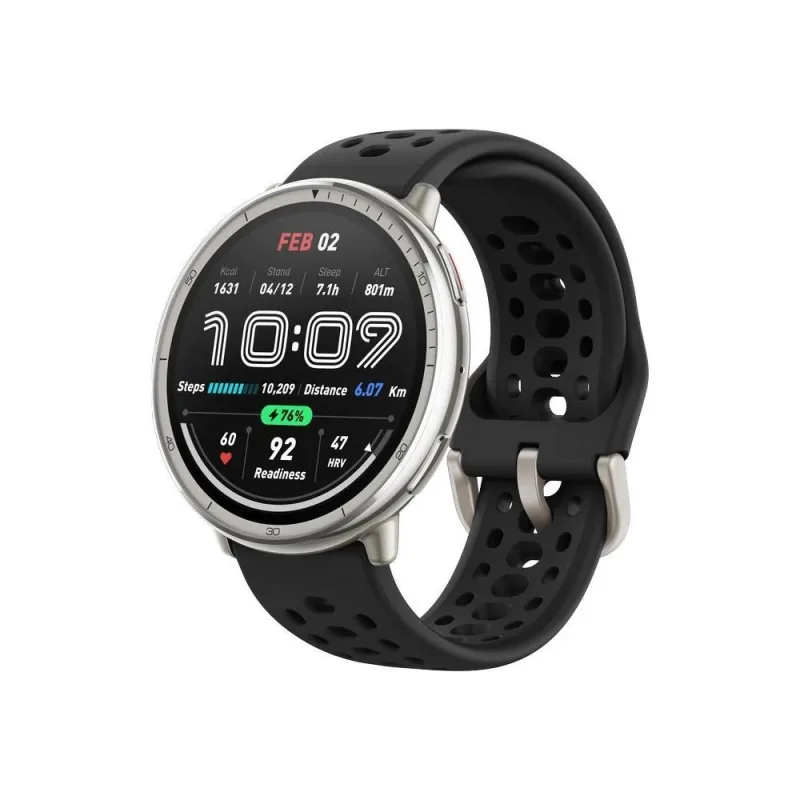 Amazfit Active 2 Black Sport Silicone W2437GL7N