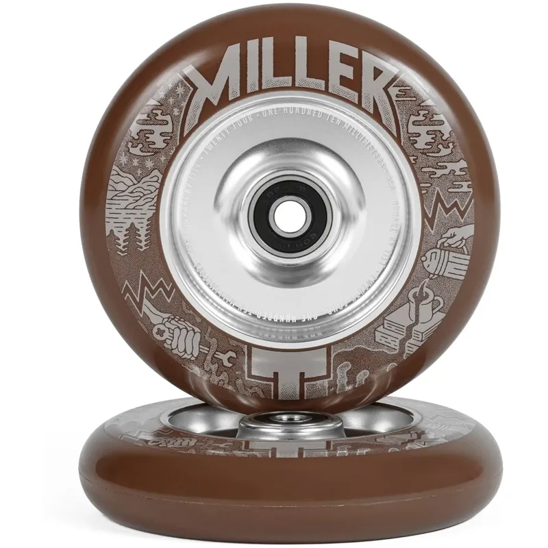 Kolieska Tilt Isaac Miller 110 mm Coffee 2 ks