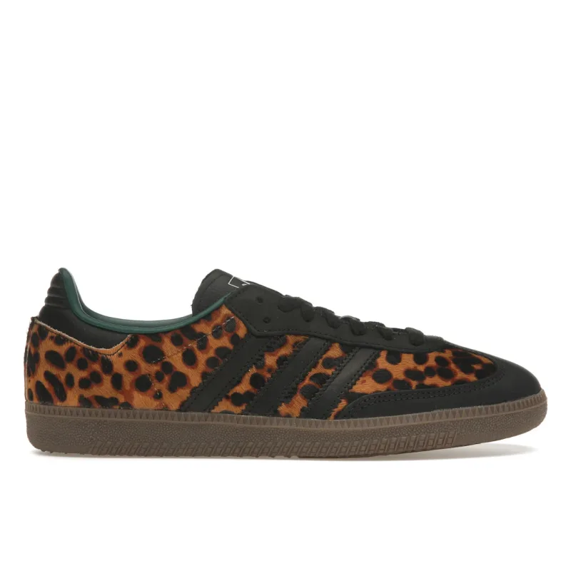 adidas Samba OG Black Green Leopard (Women's) - 40.5