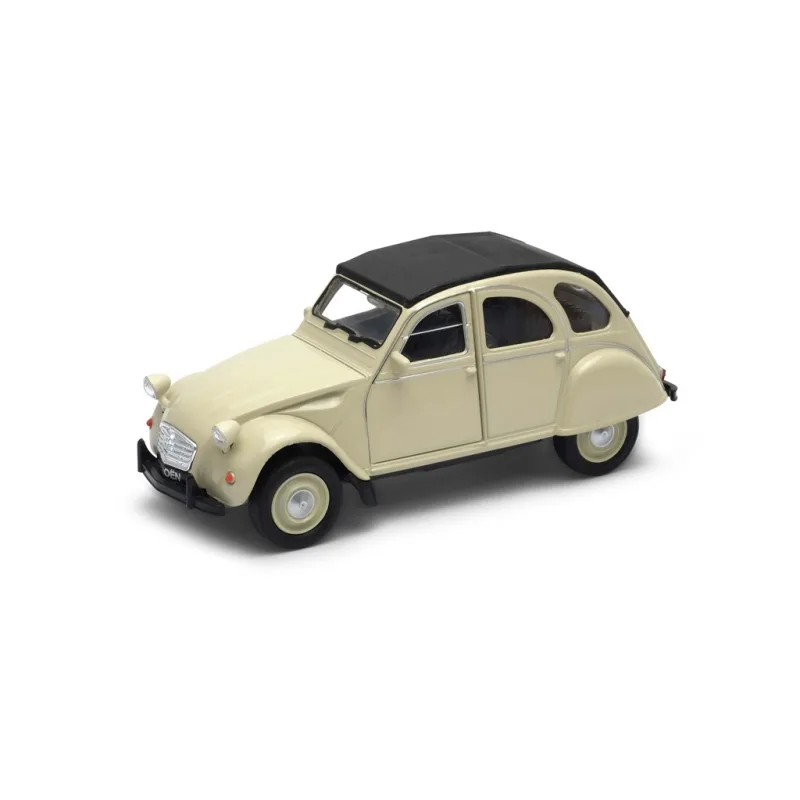 Welly Welly Citroen 2CV model 1:34 strieborný