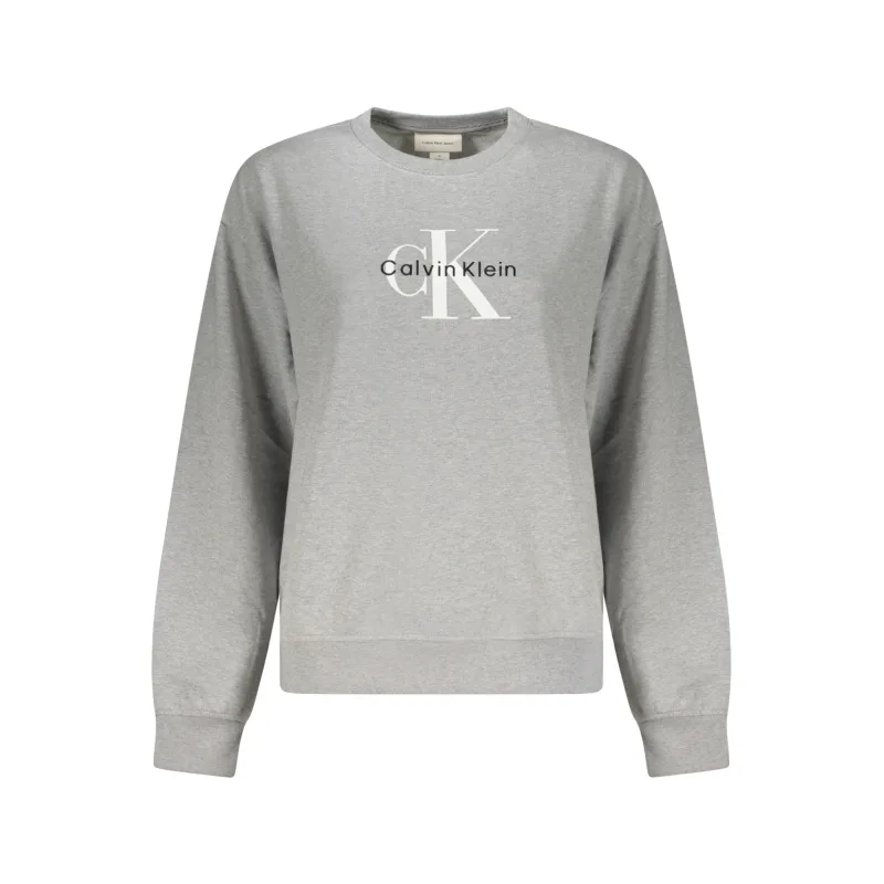 Dámska Mikina bez zipsu CALVIN KLEIN - Šedá Farba: šedá, Veľkosť: XS