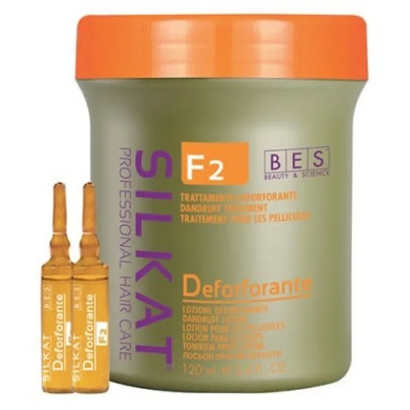 BES Silkat F2 Deforforante Lotion 12x10ml - tonikum proti lupinám