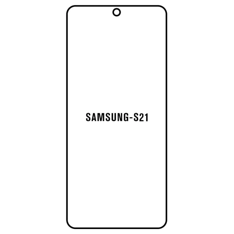 Sunshine Samsung S21 Predná Hydrogél ochranná fólia Strih: Kompatibilná s krytom 2, Typ fólie: Proti modrému svetlu
