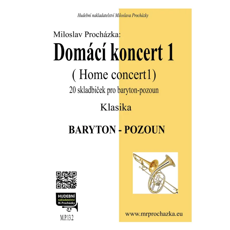 Procházka Domácí koncert pro baryton / pozoun 1 + audio
