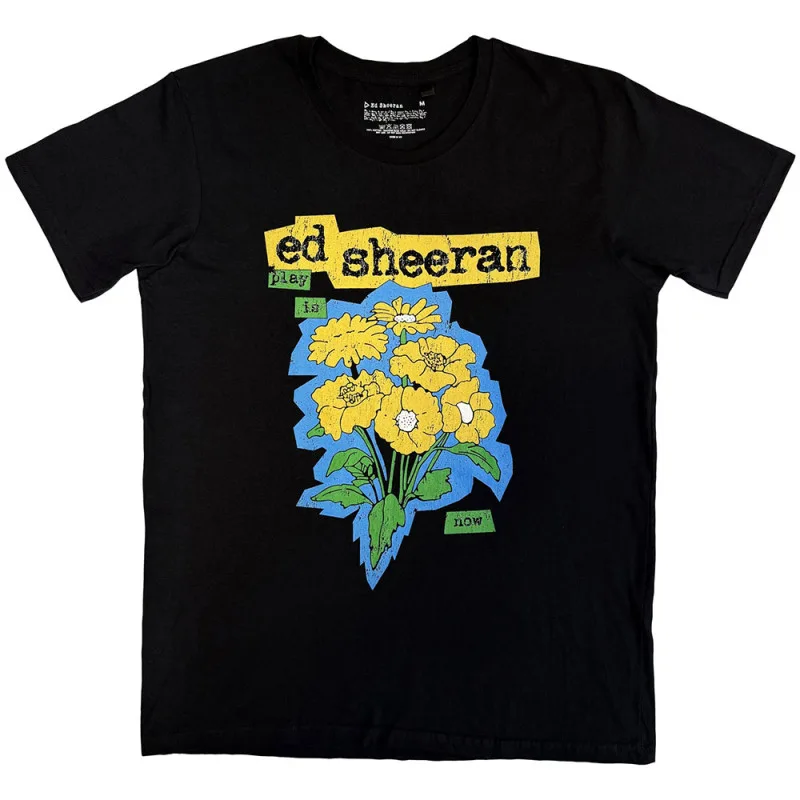 Ed Sheeran - Play Flowers (tričko)