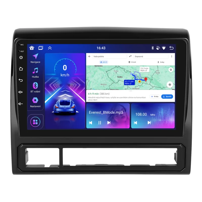 Bmode 2DIN autorádio BEX207 Android, Toyota Hilux VII, Tacoma II BEX-UN06M/A8446