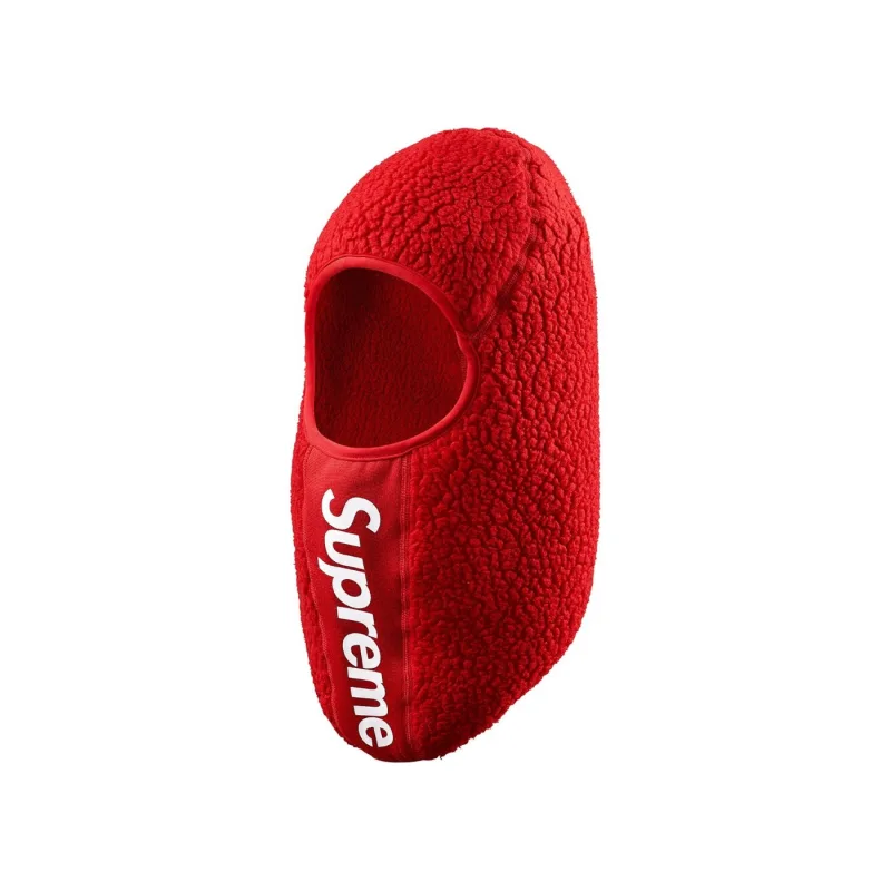 Supreme Polartec Deep Pile Balaclava Red - OS
