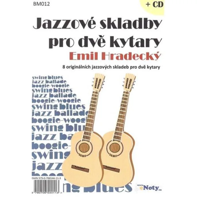 eNoty Jazzové skladby pro dvě kytary + CD