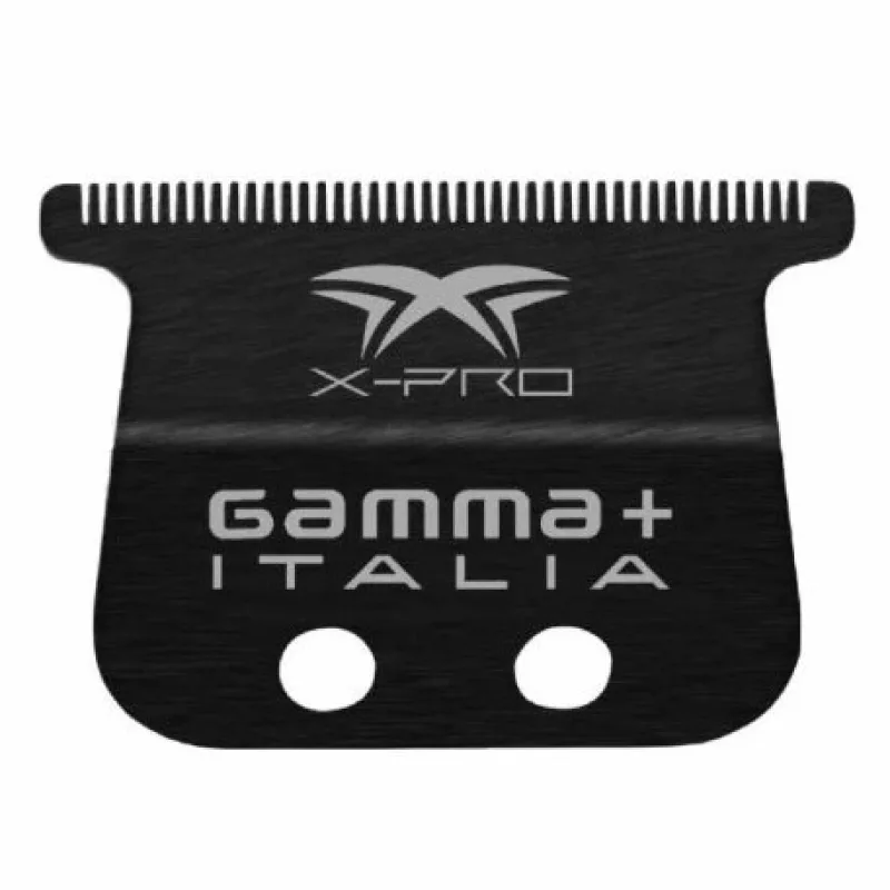 GAMMA PIÚ X-PRO Black Blade - náhradná spodná hlavica pre Gamma+ Cyborg Trimmer - čierna