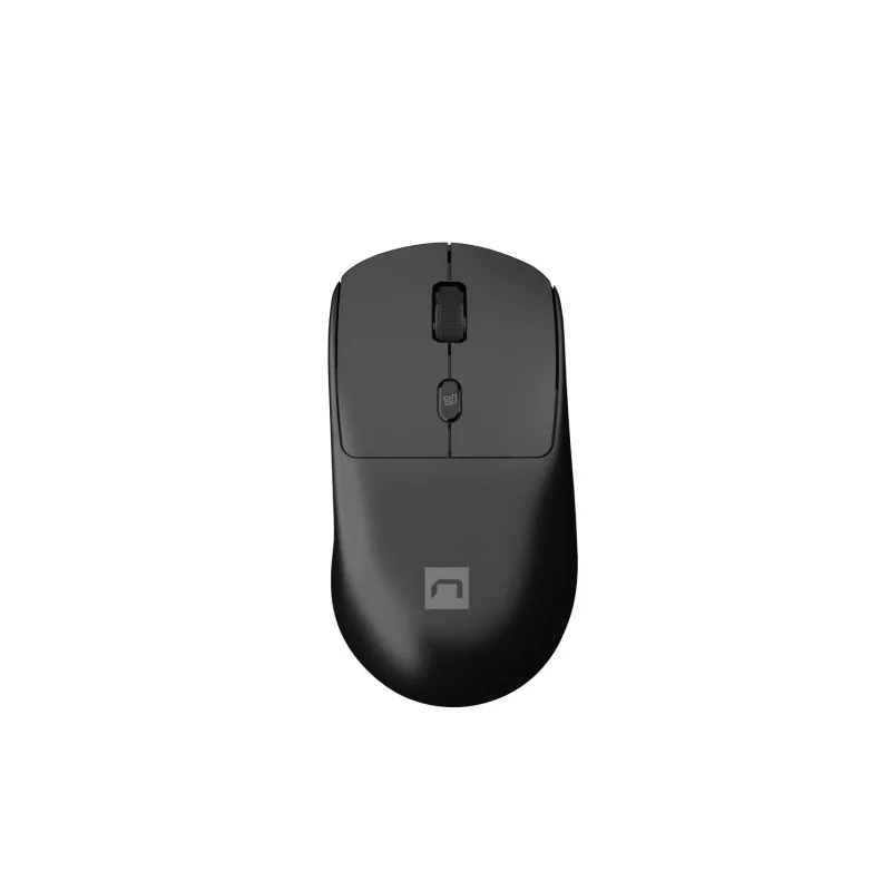 Laserová bezdrátová myš Natec HAWK 2/Kancelářská/Laserová/3 200 DPI/Bezdrátové USB/Černá NMY-2388
