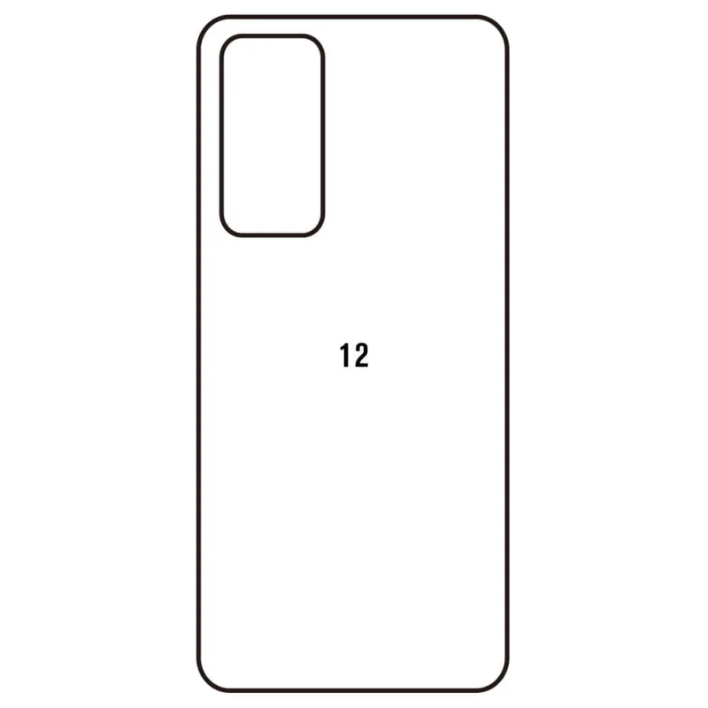 Sunshine Xiaomi 12 / 12X Zadná Hydrogél ochranná fólia Strih: Zadná časť 1, Typ fólie: Číra