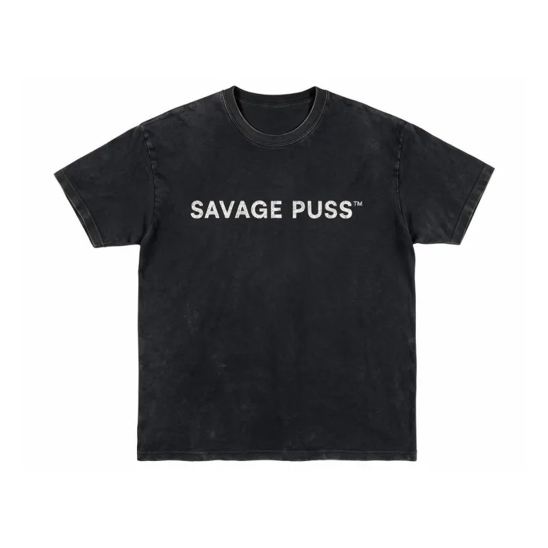 Savage Puss™ vintage premium fabric T-shirt - S