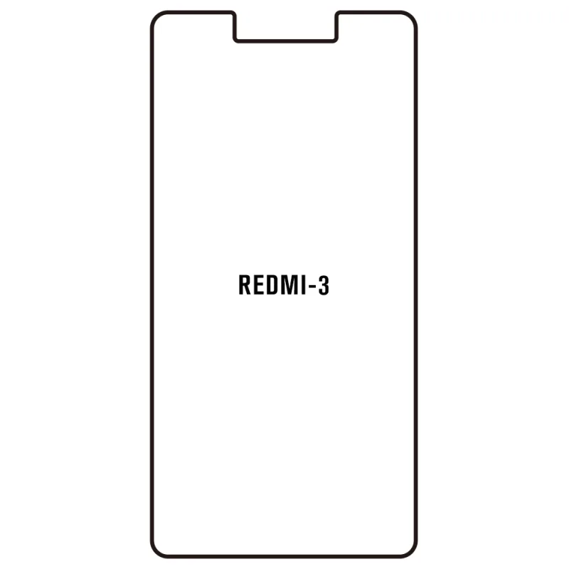 Sunshine Xiaomi Redmi 3 Predná Hydrogél ochranná fólia Strih: Predná 2, Typ fólie: Anti-Spy (Privacy)