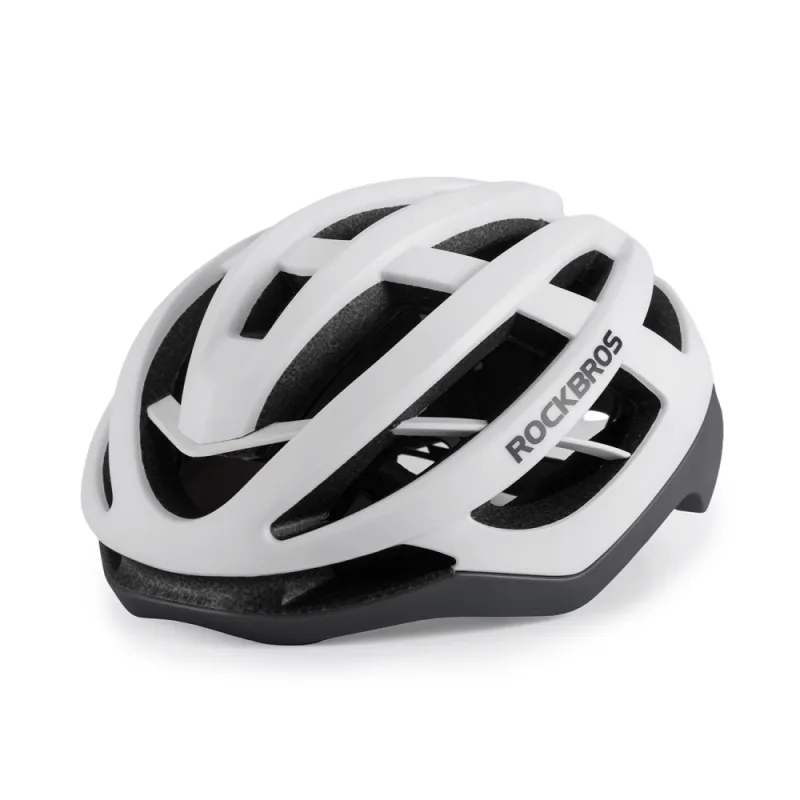 Cyklistická prilba Rockbros HC-58WG-M 55-58 cm - bielo-šedá