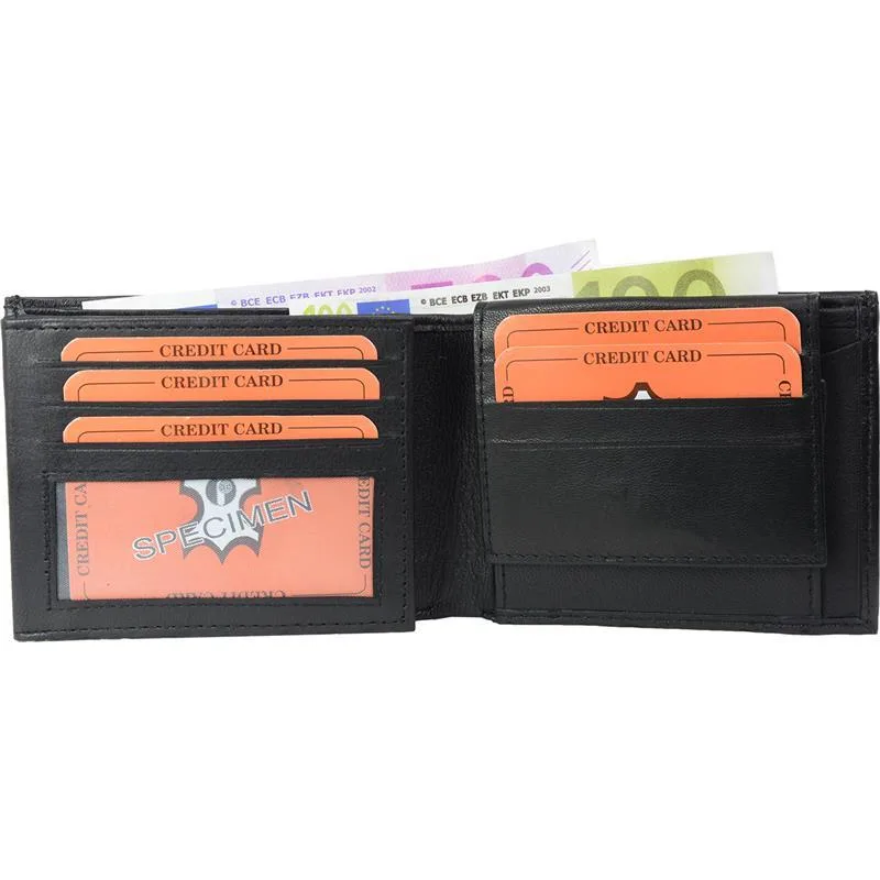 Impex Peňaženka z kože nappa billfold black Veľkosť: UNI