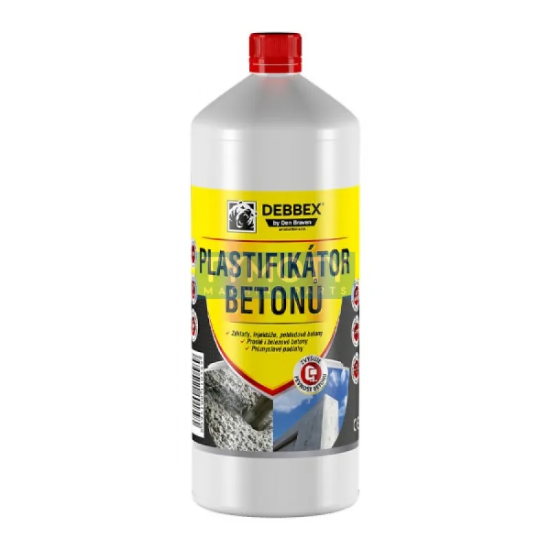 Debbex Plastifikátor betónov - 10 L hnedá, kanister