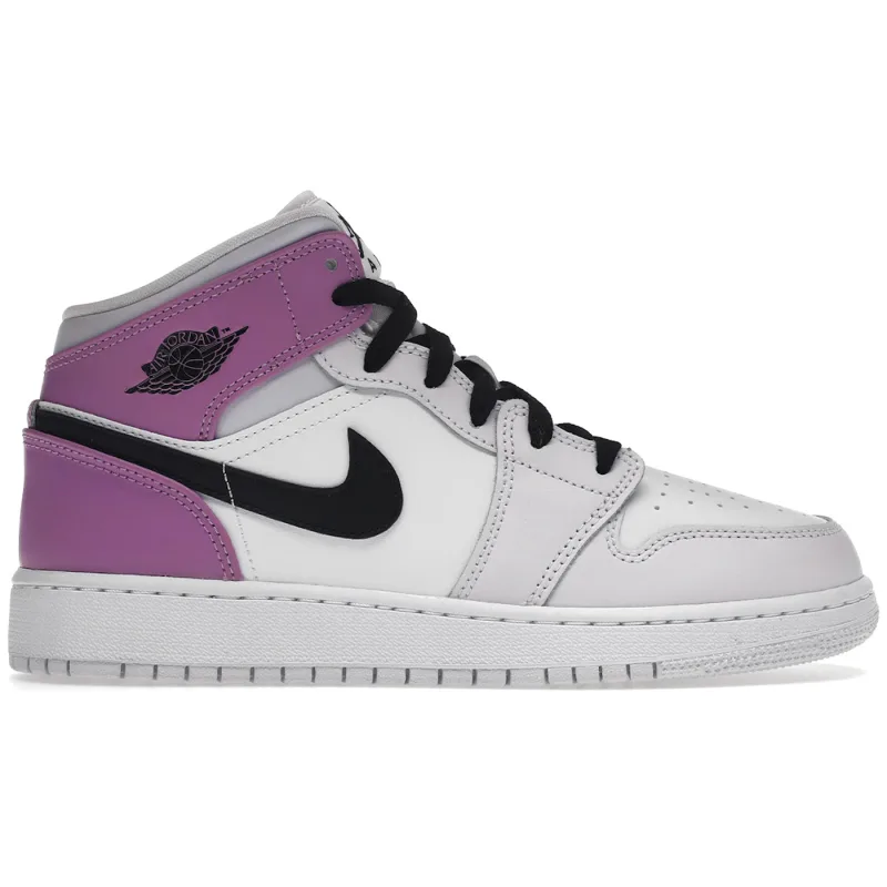 Air Jordan 1 Mid Barely Grape (GS) - 36