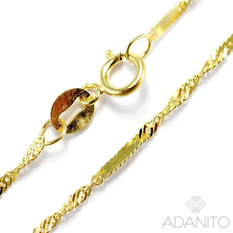 Zlatá retiazka ADANITO BRRK0154G, 50, 1.96 g