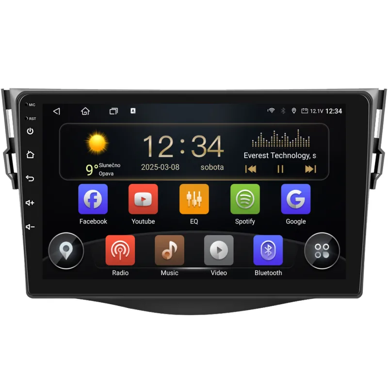 Isudar 2DIN autorádio T72-IEV206 Android, Toyota RAV4 III T72-UN04M/A8237
