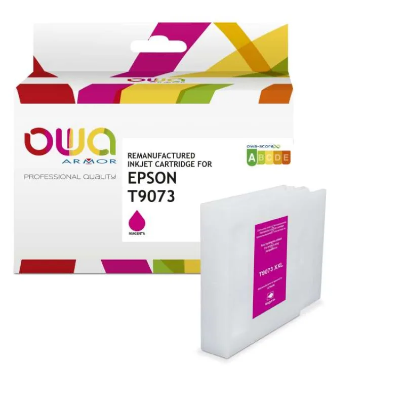 OWA ARMOR ink kompatibilný s Epson T9073, červená/magenta, 77ml (K20774OW)