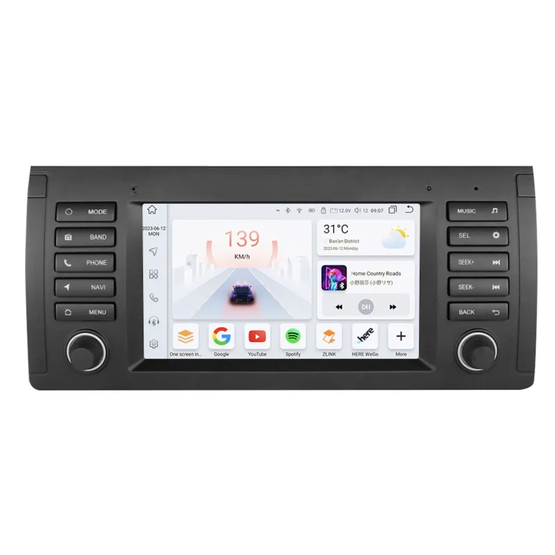 HIZPO BMWE3971P Autorádio 7" Android pro BMW 5 E39 / X5 E53 Výkonnostní varianta: 4SBMWE3971P (4+32GB) CHR4SBMWE3971P