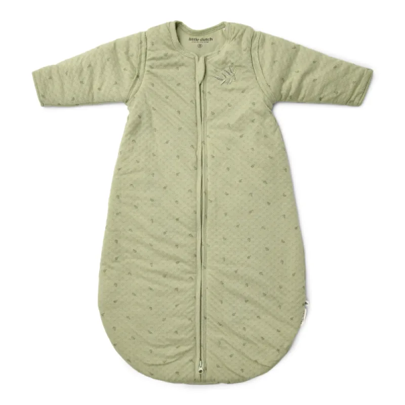 Little Dutch Spací vak s oddeliteľnými rukávmi 70 cm Pure Sage