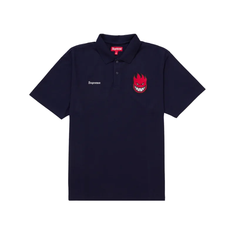 Supreme Spitfire Polo Shirt Navy - M