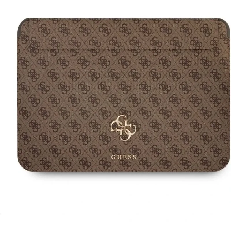 Guess PU 4G Metal Logo Púzdo na MacBook 13" hnedé