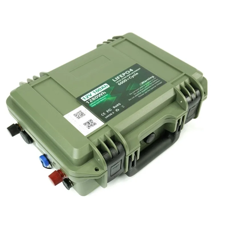 CARSPA MHPower L100-12-OUT LiFePO4 baterie 12V 100Ah, out L100-12-OUT