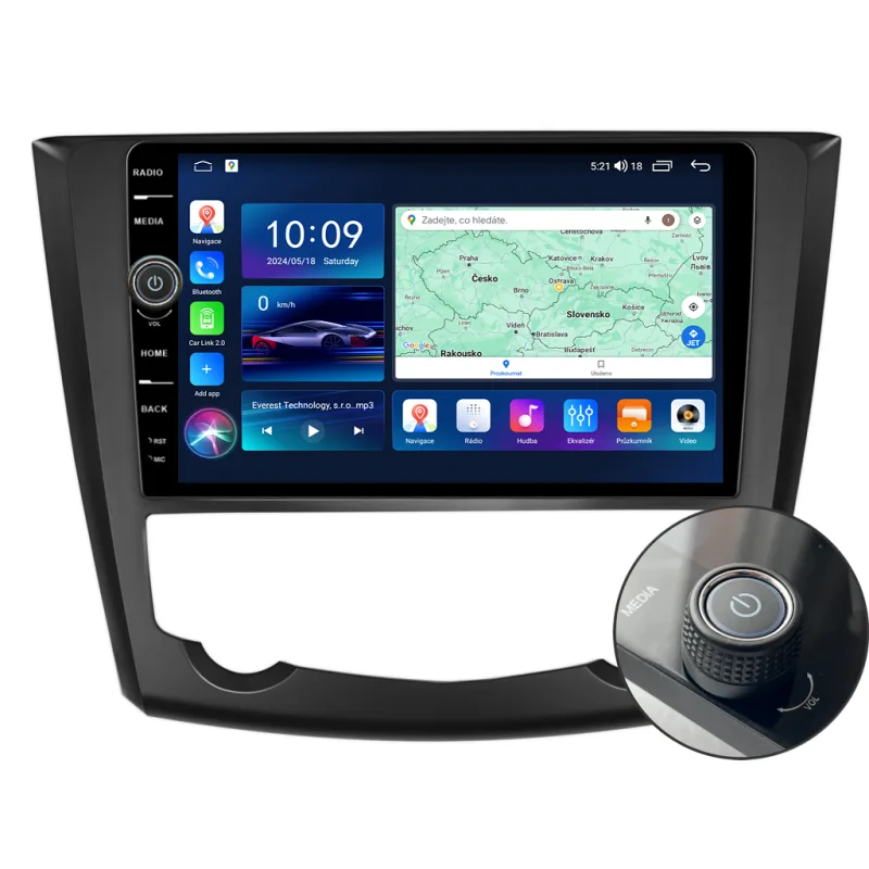 Everest 2DIN autorádio EVE50 Android, Renault Kadjar B428