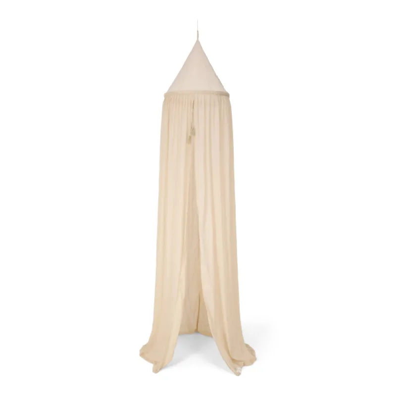 Little Dutch Nebesá nad postieľku mušelín Pure Soft Beige