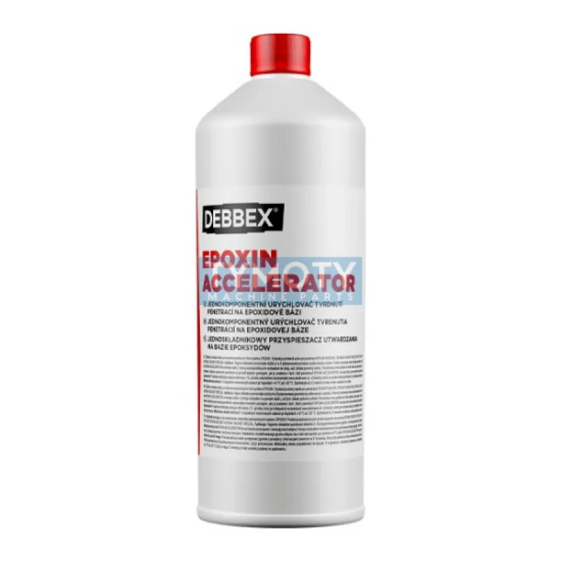 Debbex EPOXIN Accelerator - 1 kg transparentná, fľaša