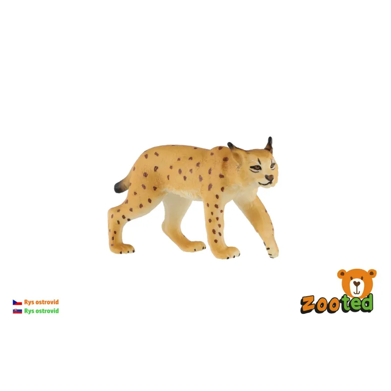 ZOOted Rys ostrovid zooted plast 9cm