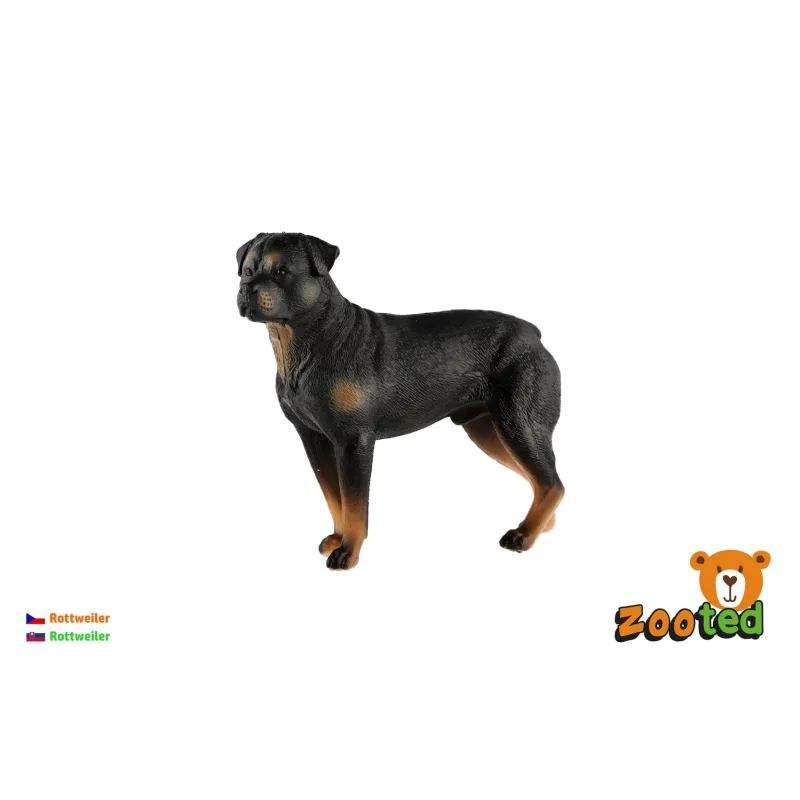 ZOOted Rottweiler - pes domáci zooted plast 8cm v sáčku