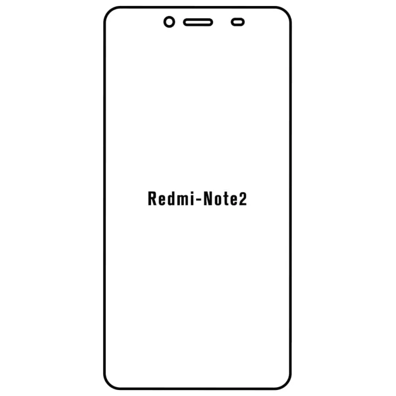 Sunshine Xiaomi Redmi Note 2 Predná Hydrogél ochranná fólia Strih: Kompatibilná s krytom, Typ fólie: Matná