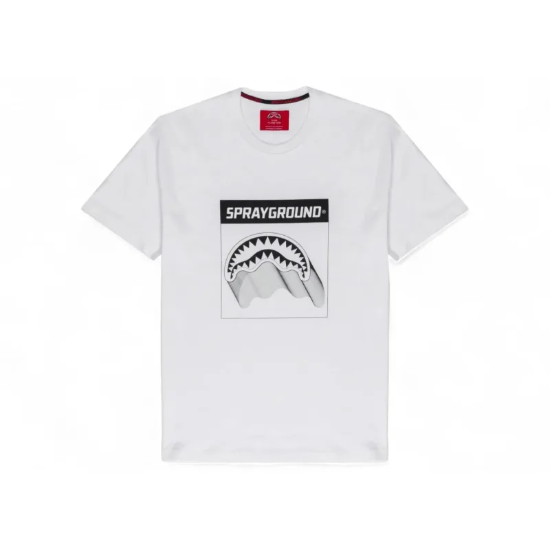 Sprayground Shark Layer T-shirt White - XXL