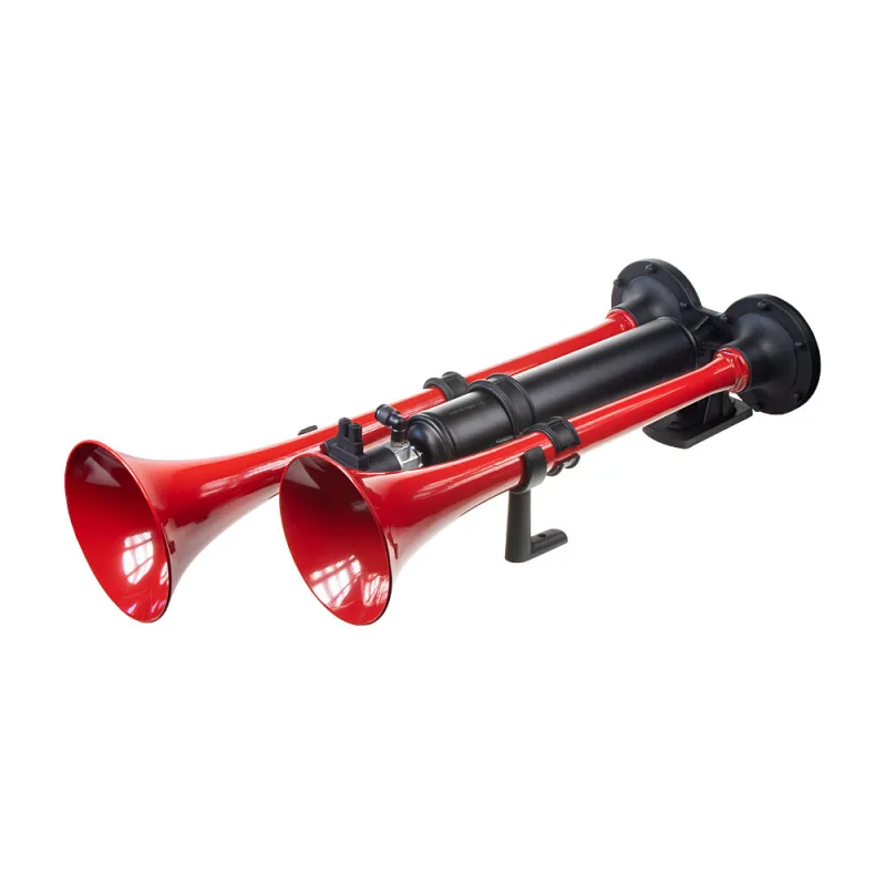 2-tónová fanfára 600mm, červená, 24V bez kompresoru sn-030