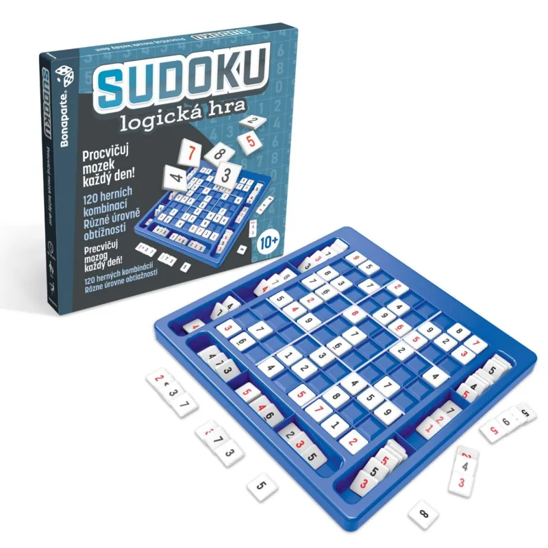 Bonaparte Sudoku spoločenská logická hra v krabici 26x25x2,5cm
