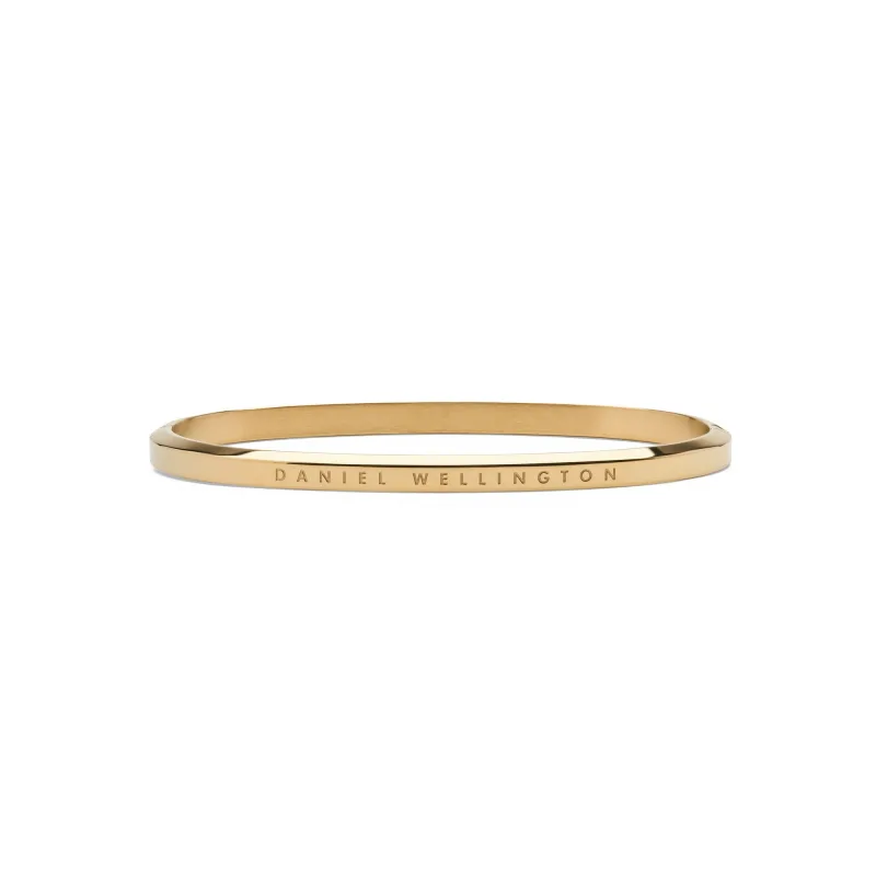 Daniel Wellington Dámsky pevný náramok Steel Gold Classic