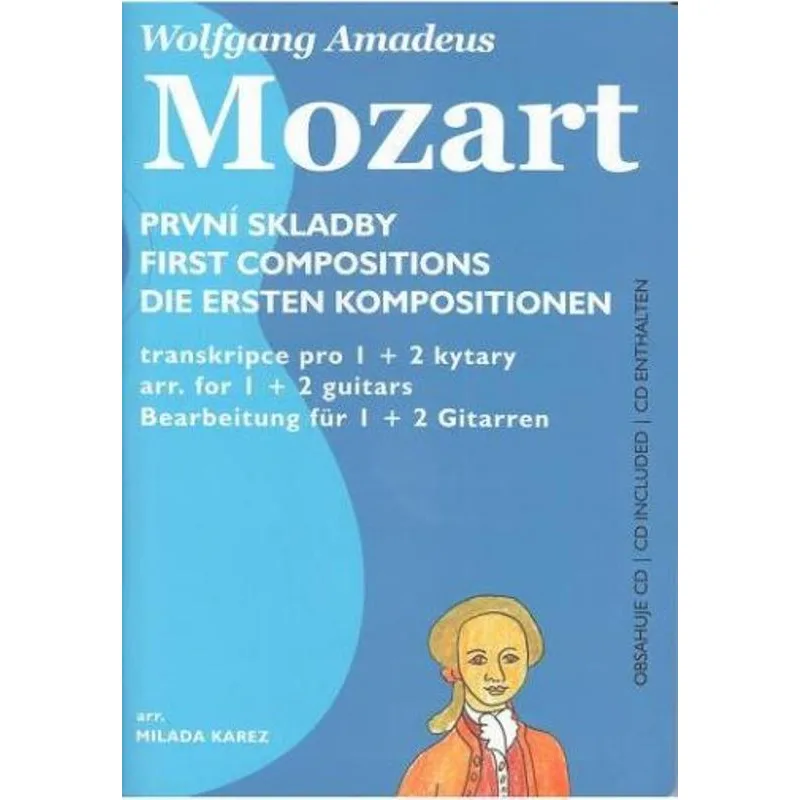 Milada Karez Mozart - první skladby + CD