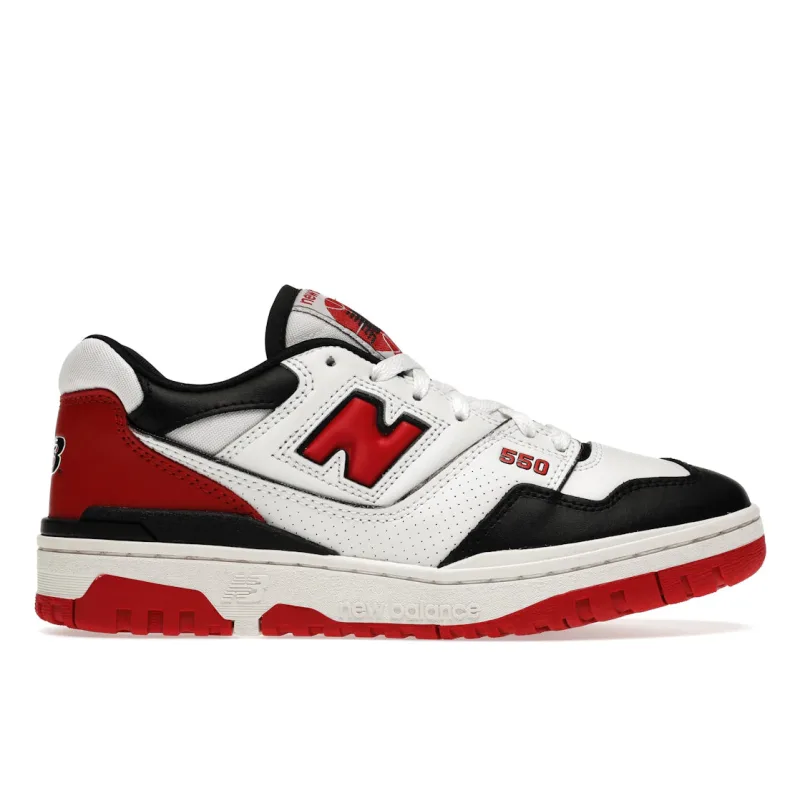 New Balance 550 White Red Black - 40.5