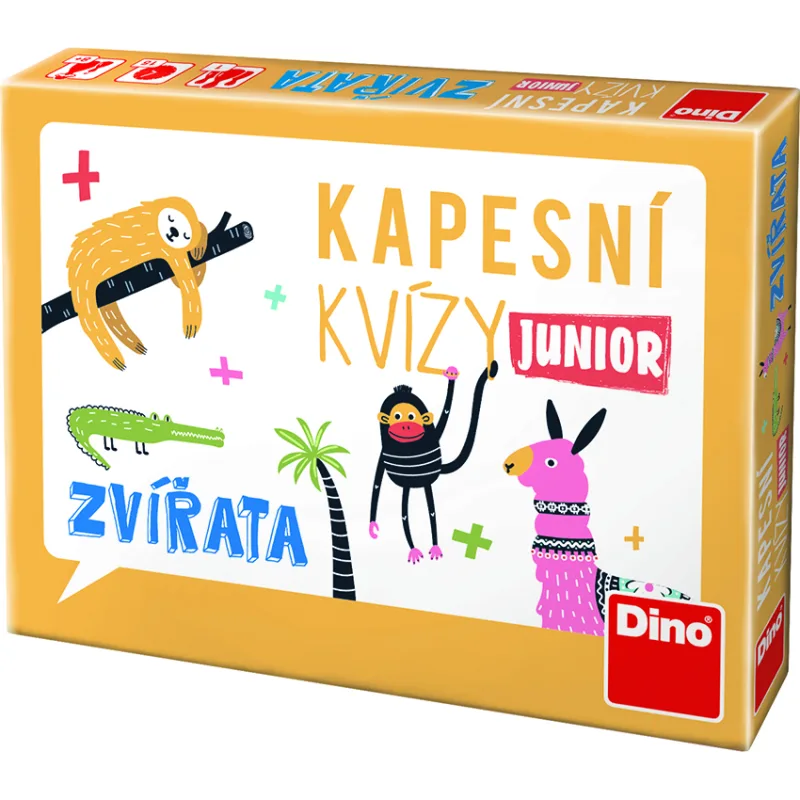 Dino CAPS QUIZZES JUNIOR - ANIMALS Cestovná hra