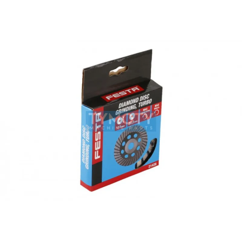 Kotúč diamantový brúsny TURBO 115x22,2 mm, FESTA 21426