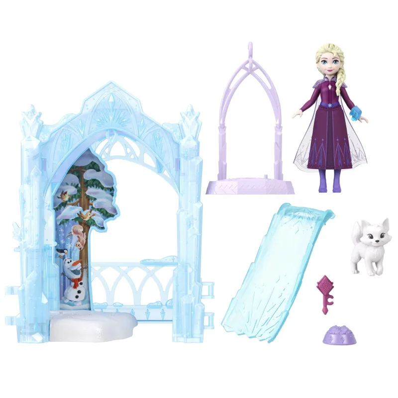 Mattel FROZEN MALÁ BÁBIKA ELSA A JEJÍ ĽADOVÝ ÚKRYT HERNÝ SET