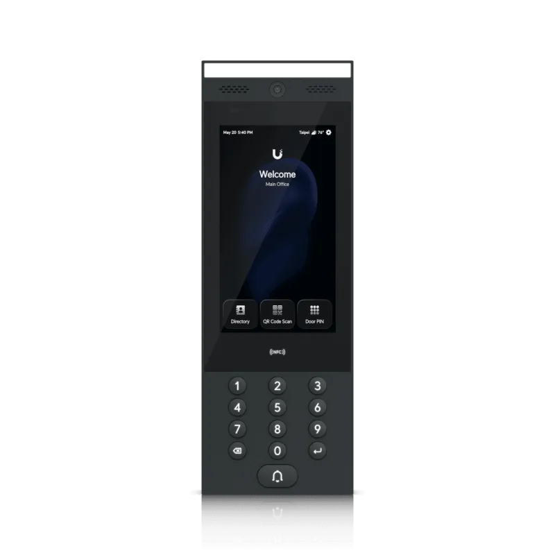 Ubiquiti UniFi Access - G3 Intercom dveřní jednotka (čtečka/kamera/display/klávesnice) černá