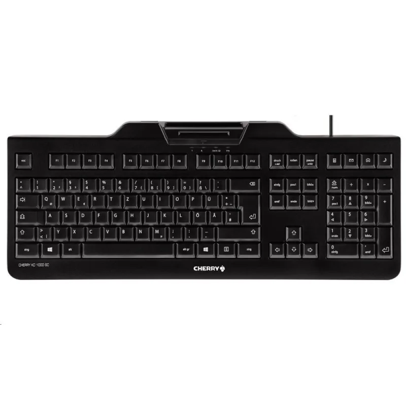 CHERRY klávesnice se čtečkou karet KC 1000 SC/ USB/ ISO 7816…